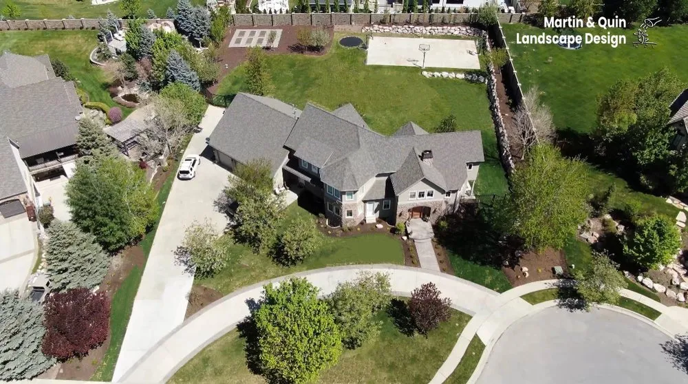 Local landscape design for homes in Orem, UT by Martin and Quin Landscape Design