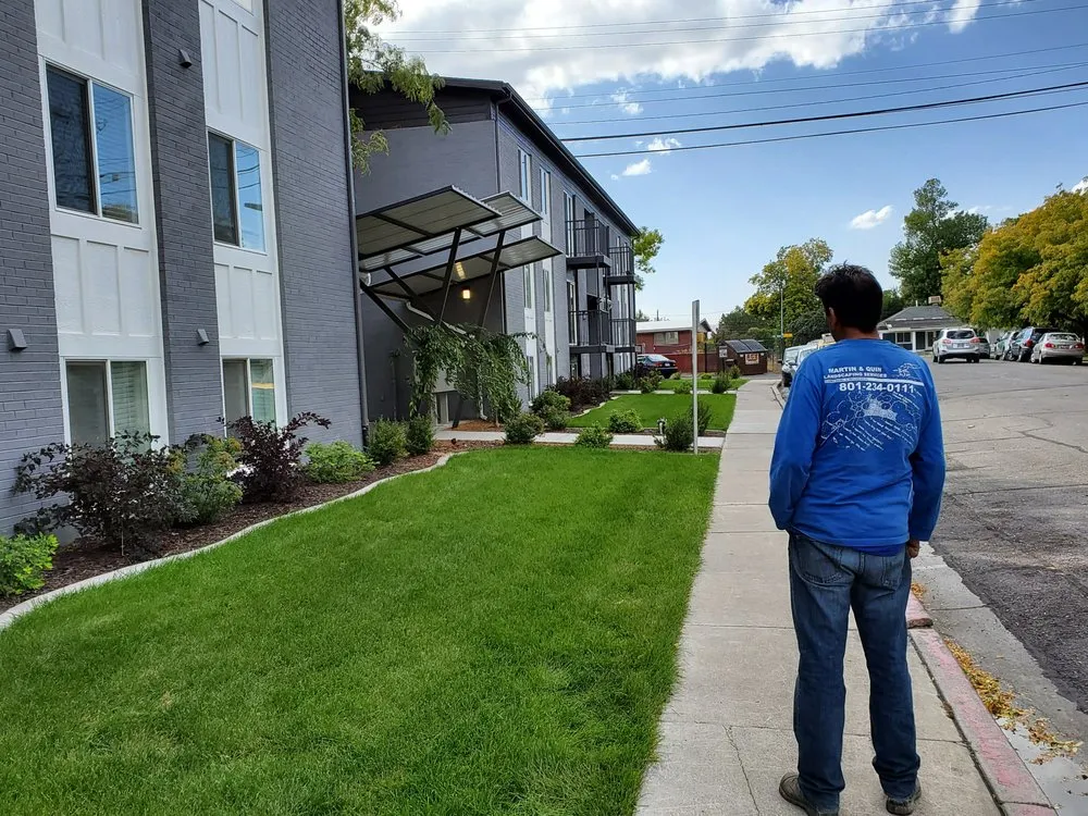 Reliable lawn mowing service experts serving Orem, UT - Martin and Quin Landscape Design