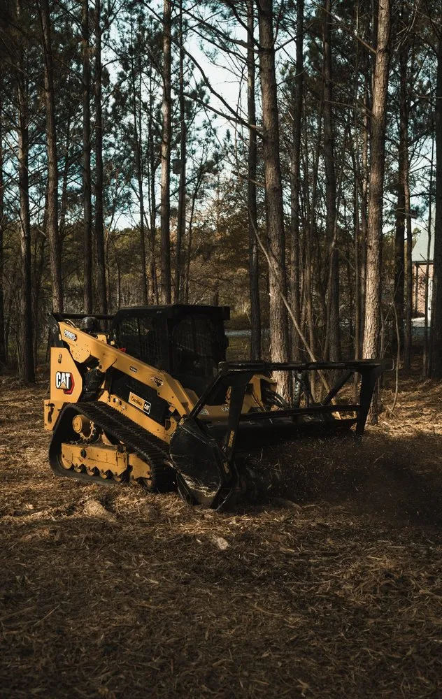 Custom landscape installation in Ansonville, NC by Martin Brothers Terrain Management