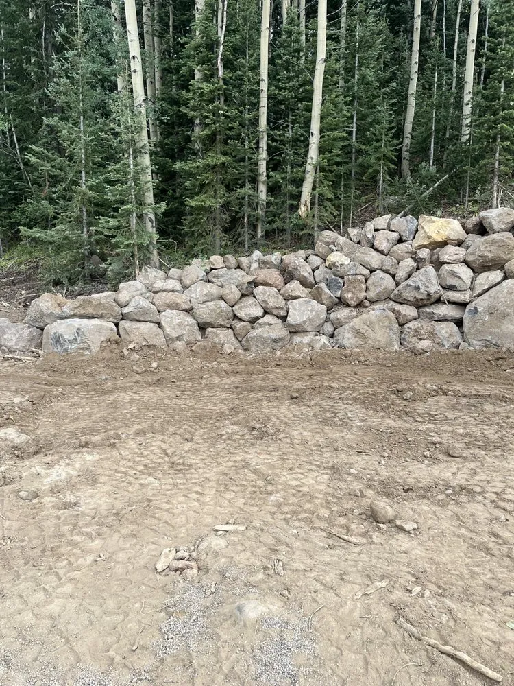 Custom yard cleanup service with custom design across Gunnison, CO - Martin Earthworks & Excavation