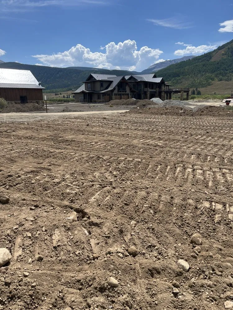 Professional outdoor landscaping for homes in Gunnison, CO by Martin Earthworks & Excavation