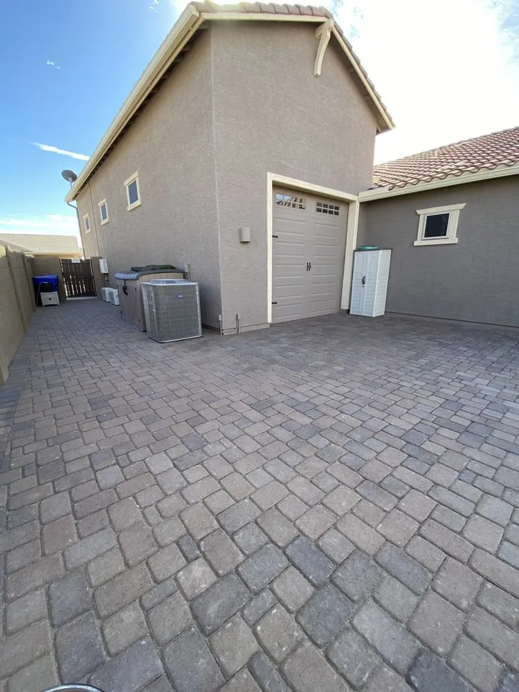 Affordable landscape installation for residential properties in El Mirage, AZ by Martin Hardscape
