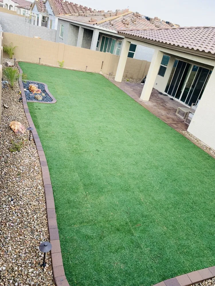 Reliable landscape installation with custom design in El Mirage, AZ by Martin Hardscape