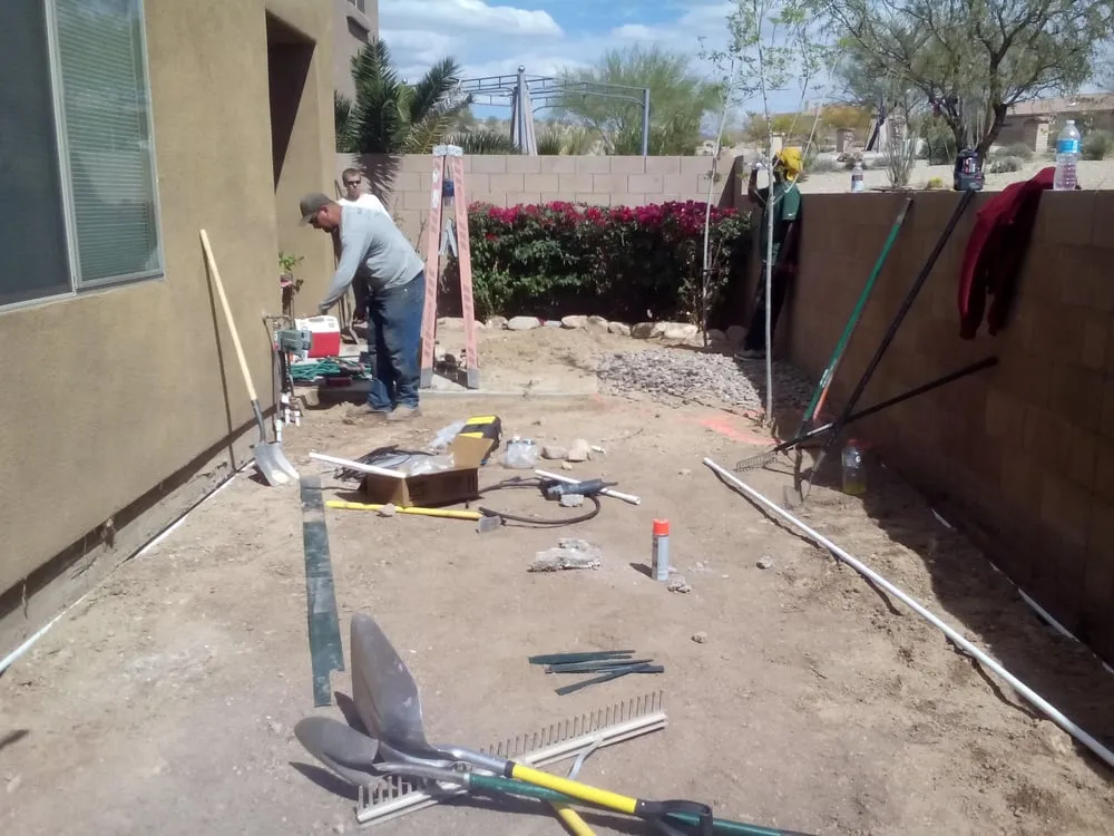 Custom yard maintenance for outdoor upgrades across Tucson, AZ - Martin Home & Landscape Solutions