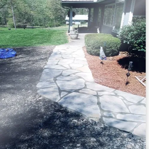 Local lawn mowing service with custom design in Ellijay, GA by Martin Landscape