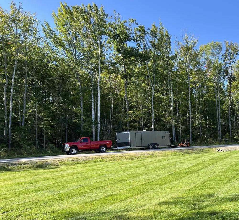 Affordable landscape design in Levant, ME by Martin Property Maintenance