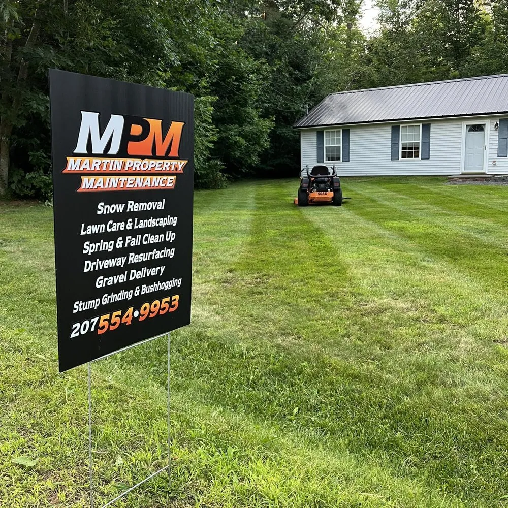 Trusted landscape installation for homes in Levant, ME by Martin Property Maintenance