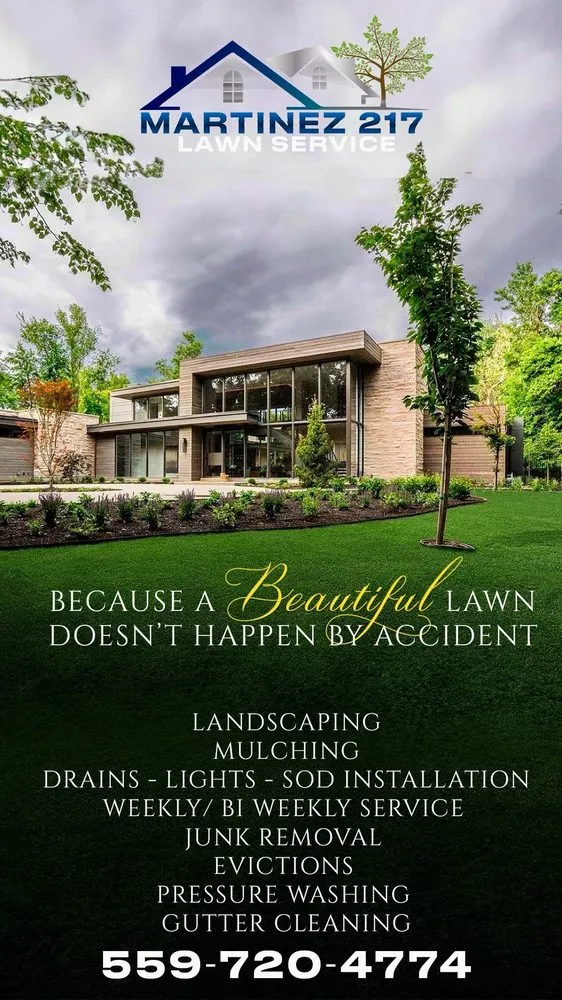 Professional landscaping services experts serving Fresno, CA - Martinez 217 Lawn Service & Custom Landscape