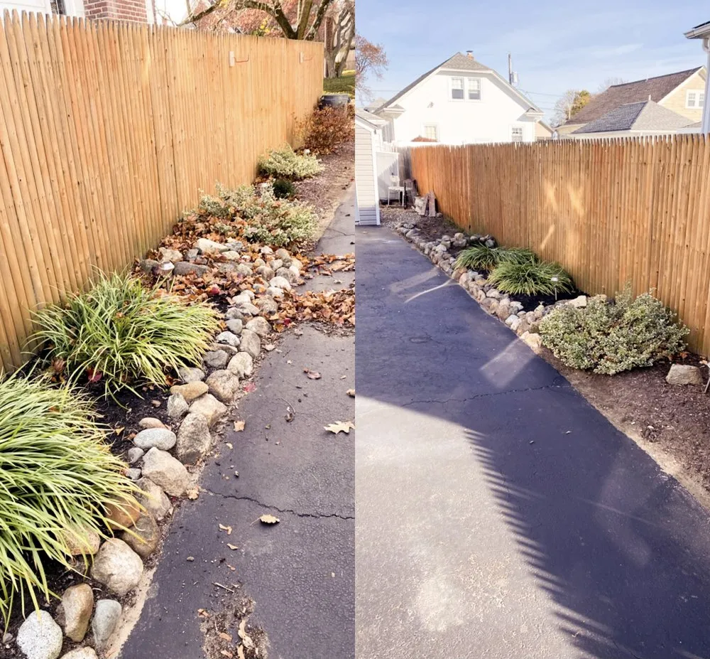 Expert outdoor landscaping for residential properties in Cranston, RI by Martinez Backyard Services