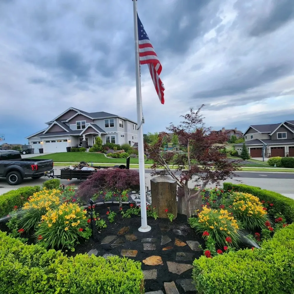 Professional garden landscaping for outdoor upgrades in Airway Heights, WA by Martinez Bros Landscape & Maintenance