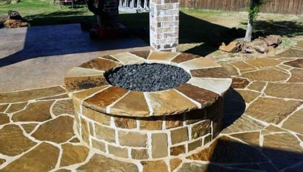 Professional lawn mowing service for year-round maintenance in Denton, TX by Martinez Brothers Concrete and Landscaping