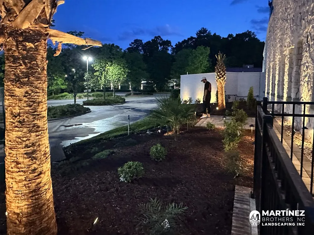 Custom landscape design for beautiful yards in Durham, NC by Martinez Brothers NC Landscaping