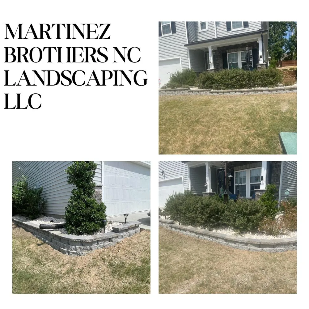 Custom outdoor landscaping in Durham, NC by Martinez Brothers NC Landscaping