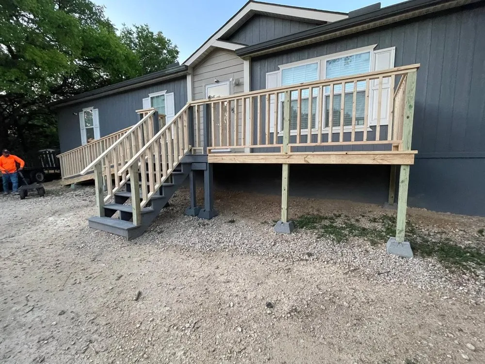 Custom residential landscaping for year-round maintenance in Austin, TX by Martinez Construction Service