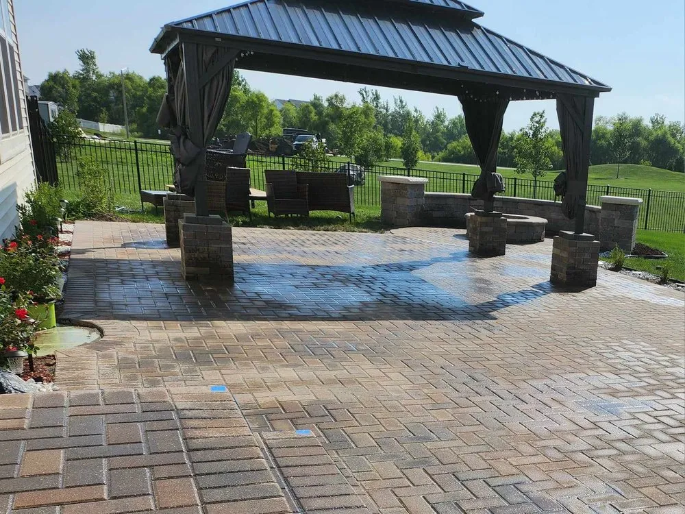 Local landscape installation in Westmont, IL by Martinez Green Life Landscaping