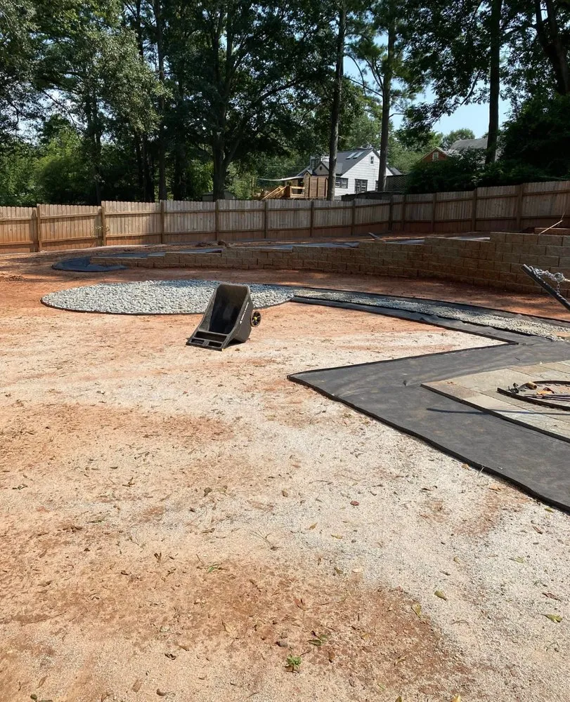 Professional outdoor landscaping in Greenville, GA by Martinez Land Solutions