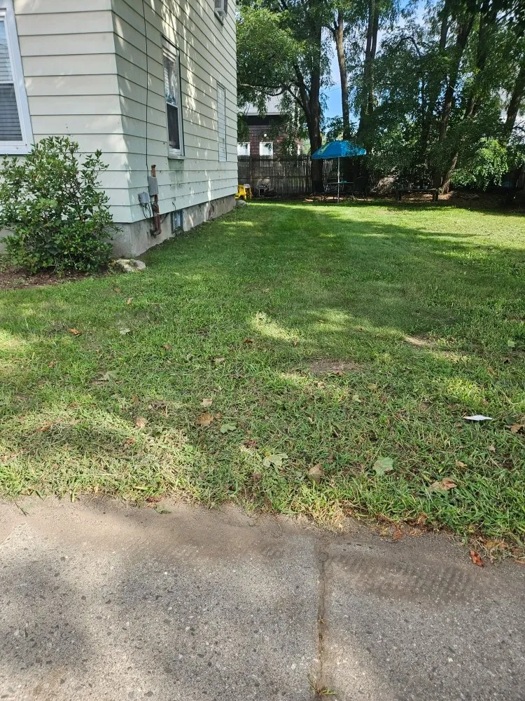 Professional lawn mowing service in Easthampton, MA by Martinez Landscape