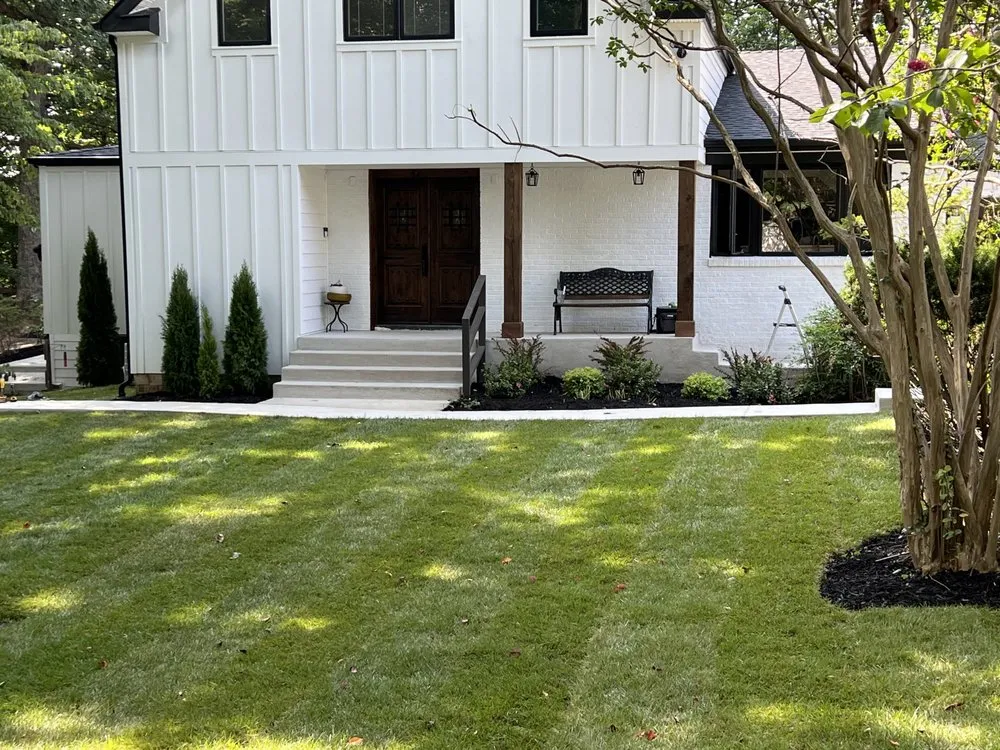 Professional landscape installation in North Brentwood, MD by Martinez Landscape Services