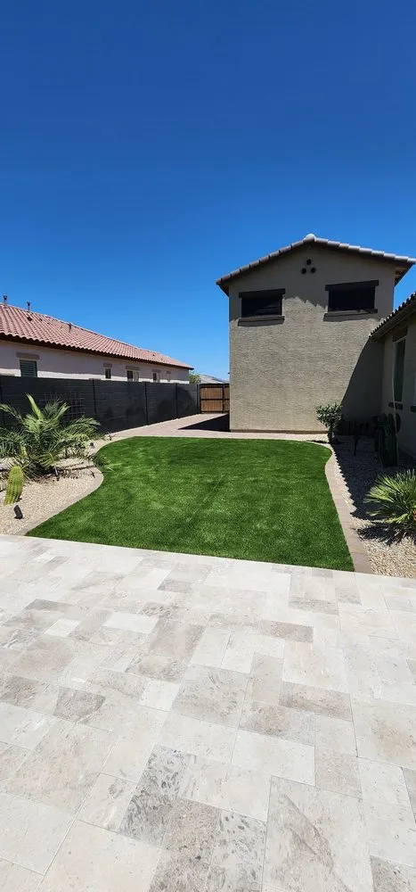 Custom landscape design in Tonopah, AZ by Martinez Landscaping & More