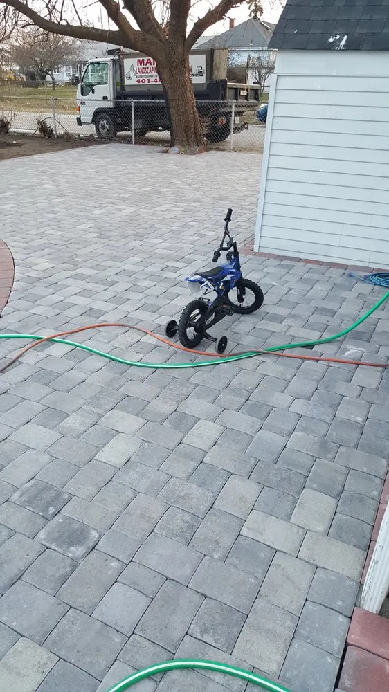 Trusted lawn mowing service with custom design across Cranston, RI - Martinez Landscaping and Construction