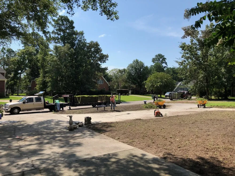 Professional lawn mowing service for homes across Summerville, SC - Martinez Landscaping and Pine Straw Service