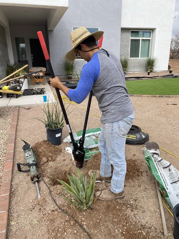 Expert lawn mowing service in Rio Rico, AZ by Martinez Landscaping Designer