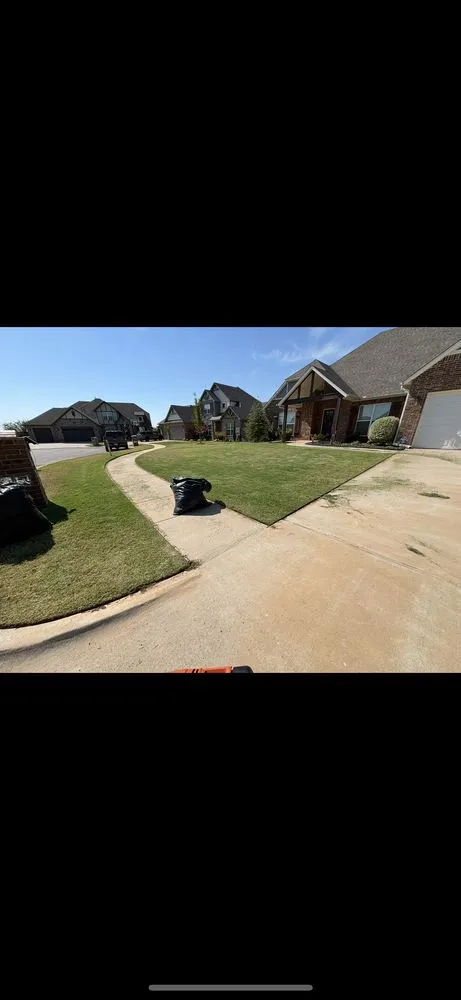 Custom landscape installation in Oklahoma City, OK - Martinez Landscaping