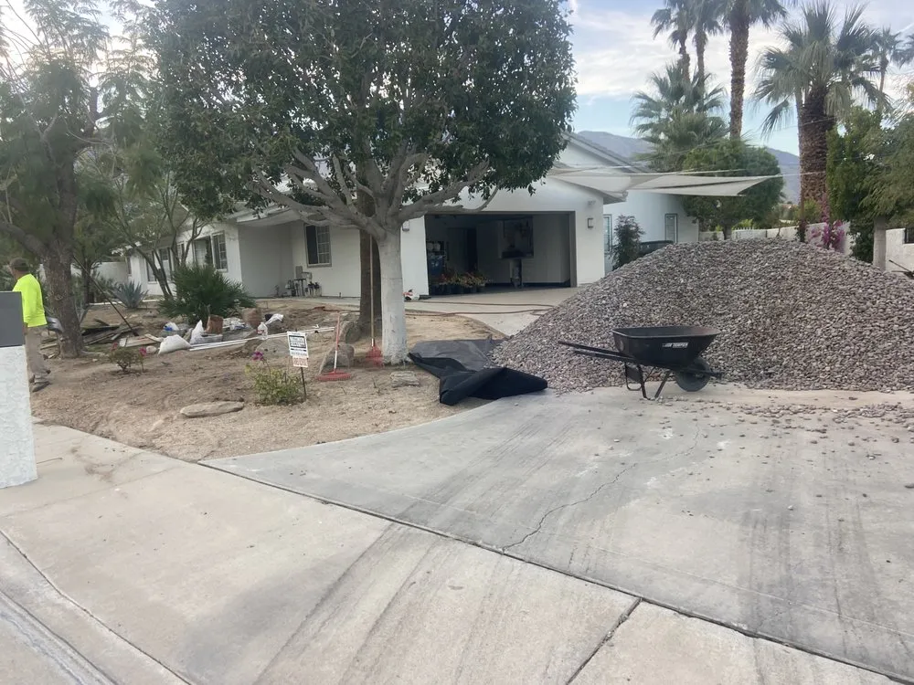 Local outdoor landscaping in Palm Springs, CA by Martinez Landscaping