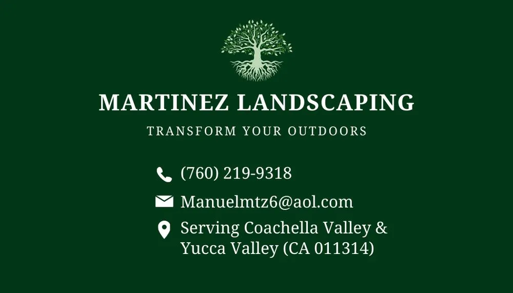 Top-rated lawn care service experts serving Palm Springs, CA - Martinez Landscaping
