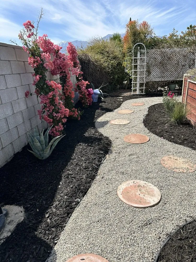 Custom landscape installation for homes across Palm Springs, CA - Martinez Landscaping