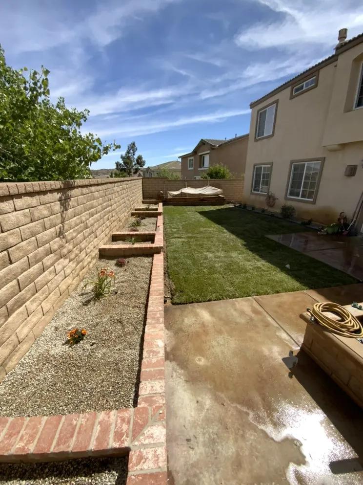 Professional lawn mowing service in Palmdale, CA by Martinez landscaping