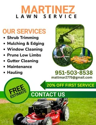 Martinez Lawn Service Logo
