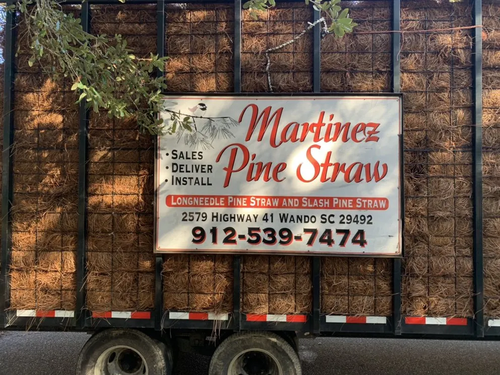 Trusted residential landscaping for beautiful yards across Charleston, SC - Martinez Pine Straw