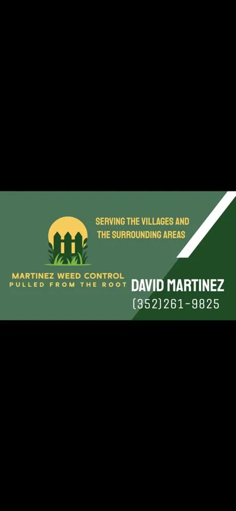Expert garden landscaping in Weirsdale, FL - Martinez Weed Control