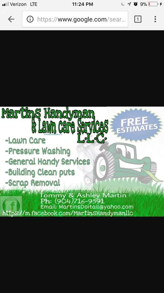 Expert yard cleanup service near you in Glen Saint Mary, FL by Martins Junk Hauling Pressure Washing & Lawn Care