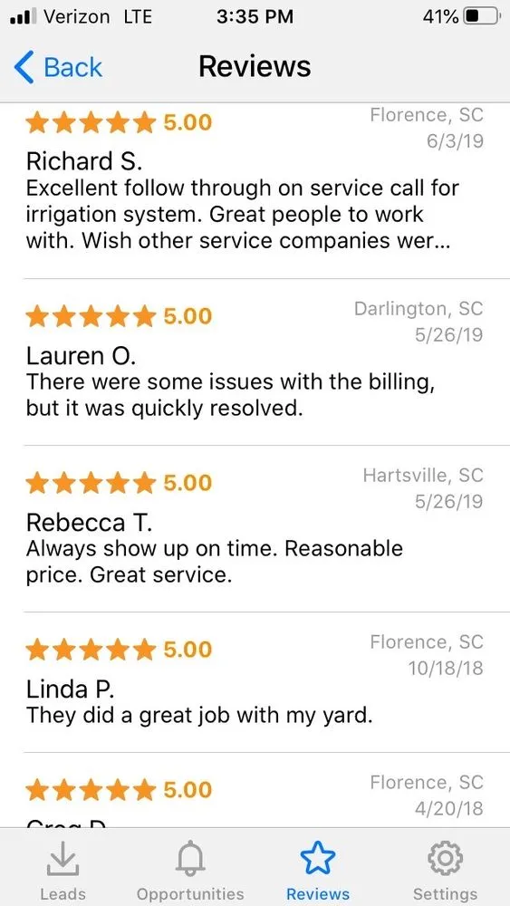 Local landscape installation for outdoor upgrades in Florence, SC by Martins Lawncare Landscaping & Irrigation