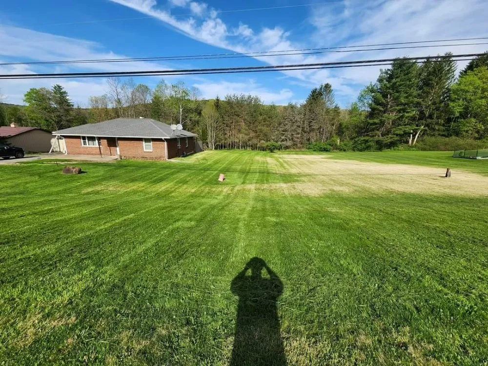 Professional landscape installation for beautiful yards in Binghamton, NY by Martin's Property Care