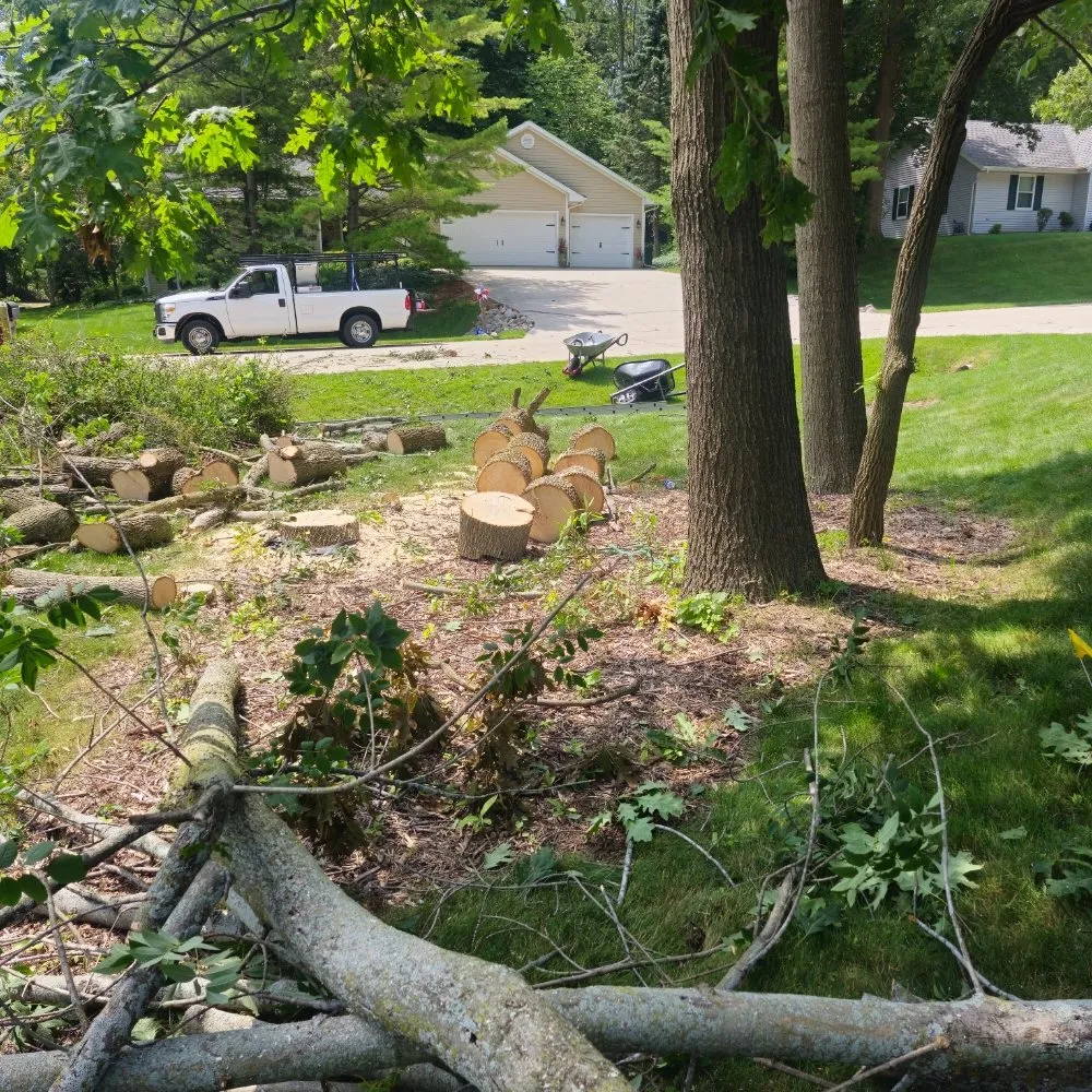 Reliable garden landscaping with custom design across Sheboygan, WI - Martin's Tree Service & Lawn Care