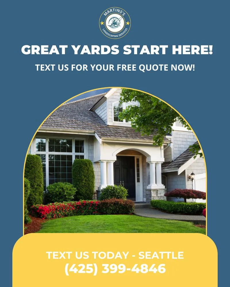 Top-rated lawn mowing service in Kirkland, WA by Martins’s Landscaping Services