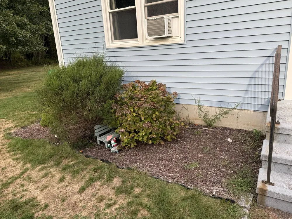 Affordable landscape installation in South Kingstown, RI by Martis Odd Jobs