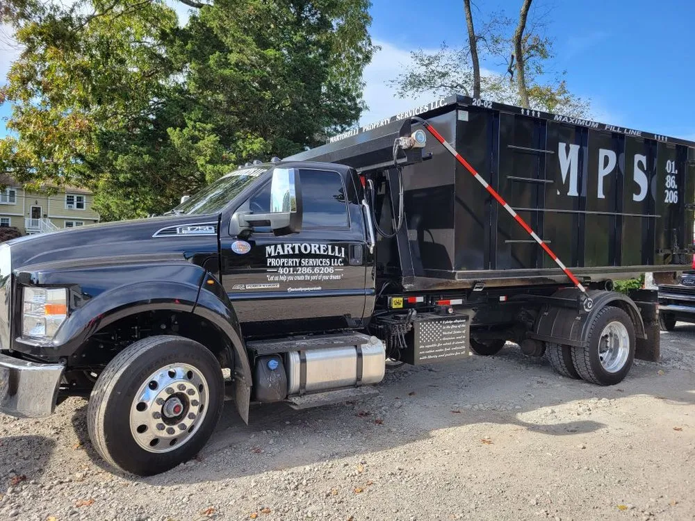 Local outdoor landscaping with custom design across Warwick, RI - Martorelli Property Services LLC.