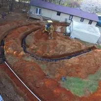 Custom landscaping services with custom design in Granite Falls, NC by Marty B's Property Maintenance