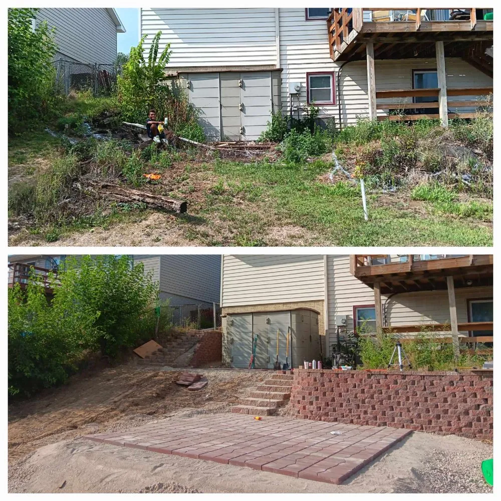 Professional landscape installation in Marion, IA by Marty’s Yard Maintenance