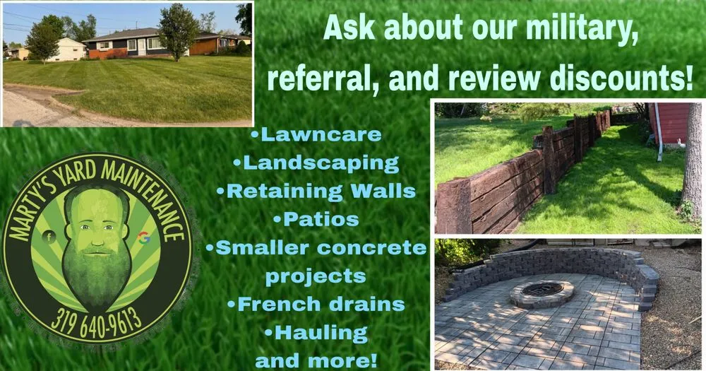 Expert outdoor landscaping in Marion, IA by Marty’s Yard Maintenance