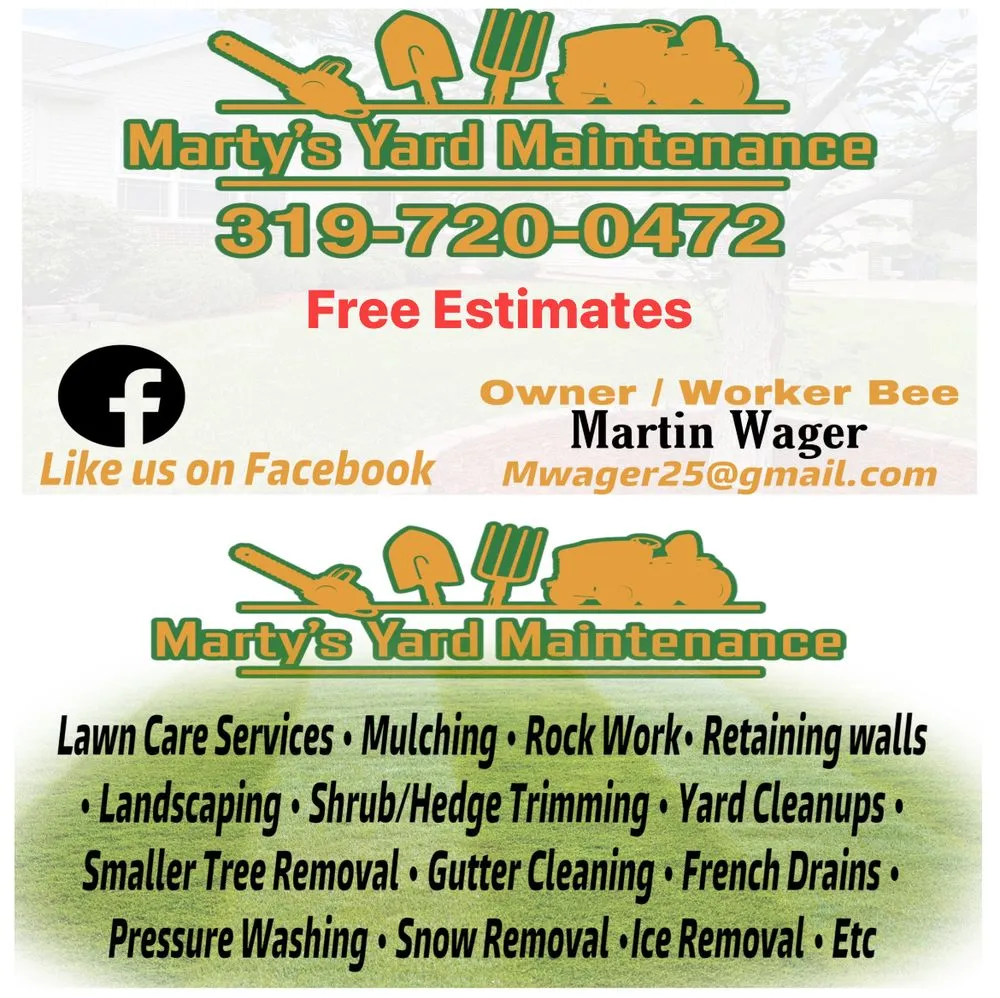 Trusted landscape design in Marion, IA by Marty’s Yard Maintenance