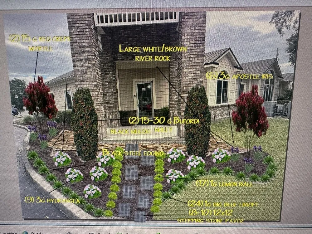 Custom lawn care service with custom design across Davenport, FL - Martz Land Services