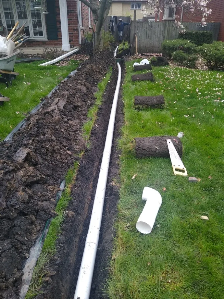 Custom landscape installation for outdoor upgrades in Oak Lawn, IL by Marval Landscaping