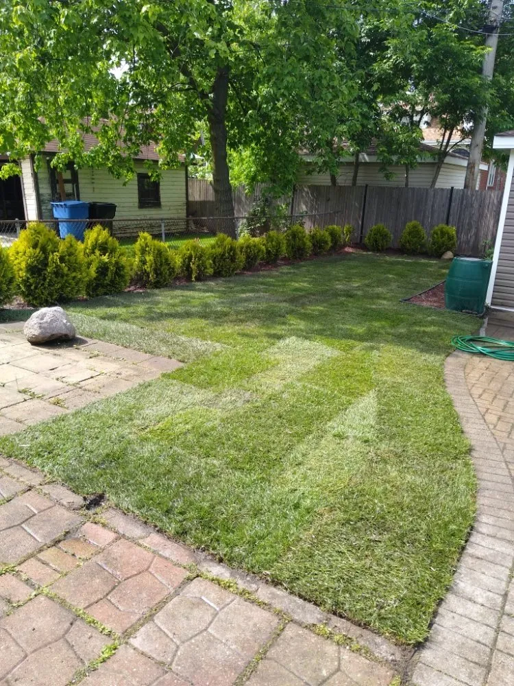 Local landscape installation for homes in Oak Lawn, IL by Marval Landscaping