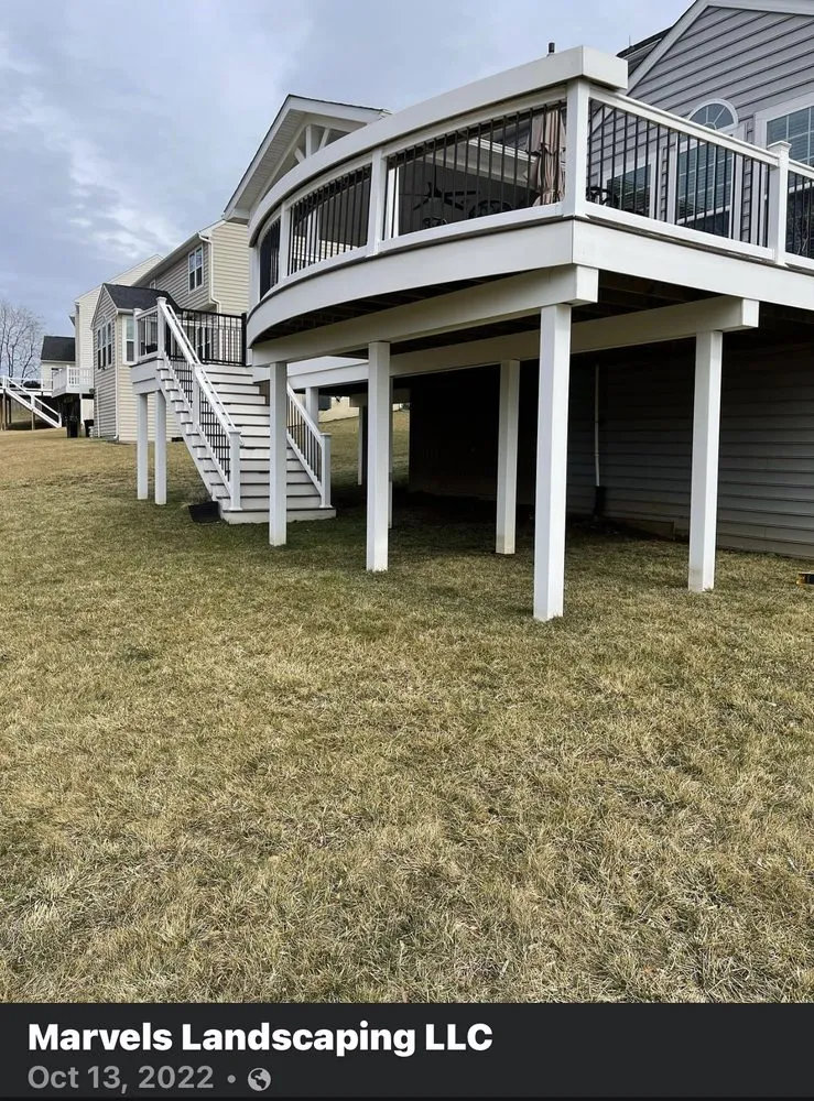 Custom yard cleanup service in Oxford, PA by Marvel's Landscaping