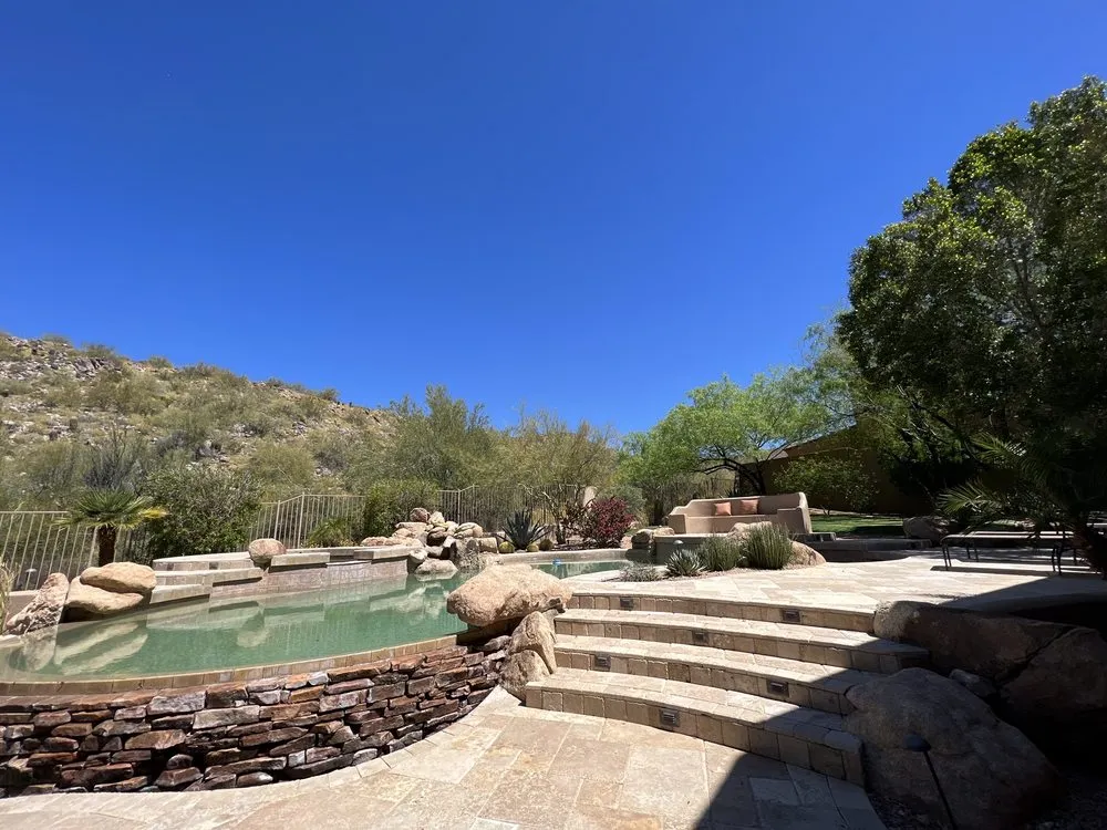 Local lawn care service for beautiful yards in Phoenix, AZ by Marvin landscaping